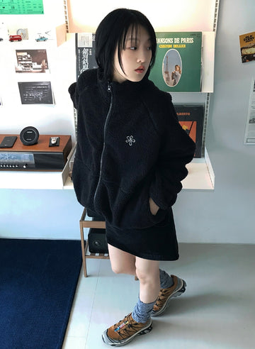 FLOWER DUMBLE ZIP-UP